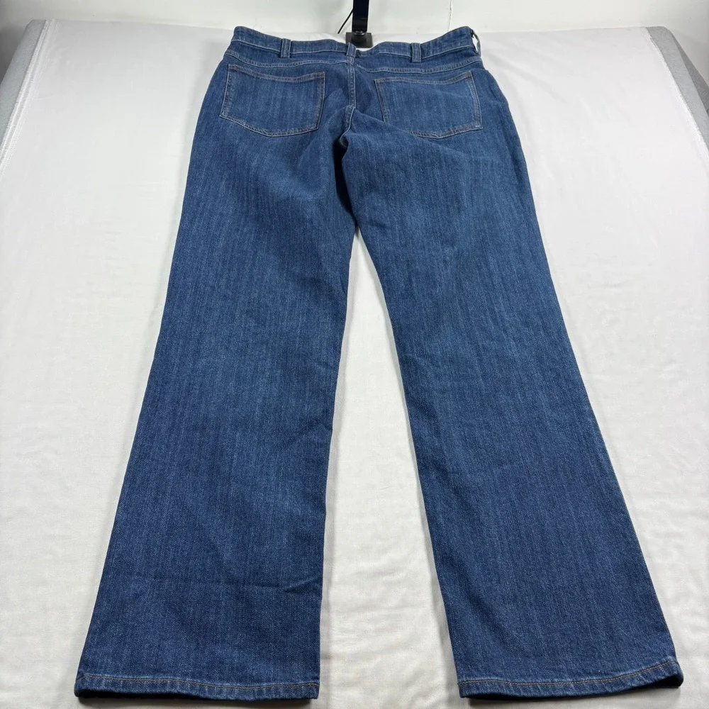 40 Grit Jeans Mens 36x34 Blue Duluth Trading Co Stretch Workwear Straight Leg